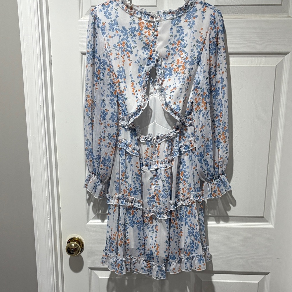 Floral Ruffle Dress - Picture 2 of 3